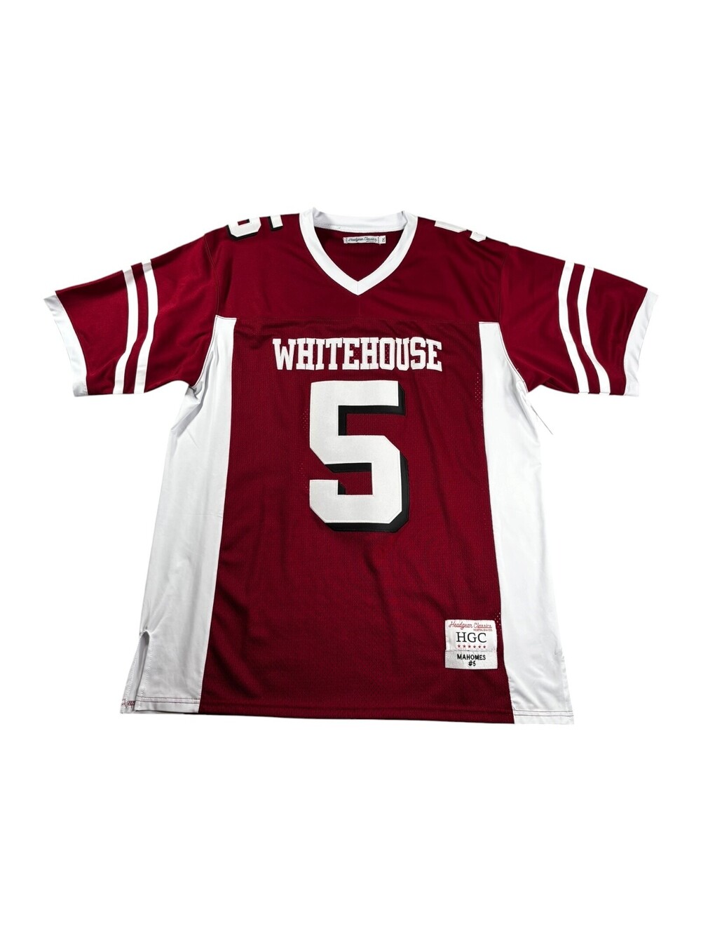 Headgear Classics Patrick Mahomes Whitehouse High School Jersey Maroon 2XL NEW